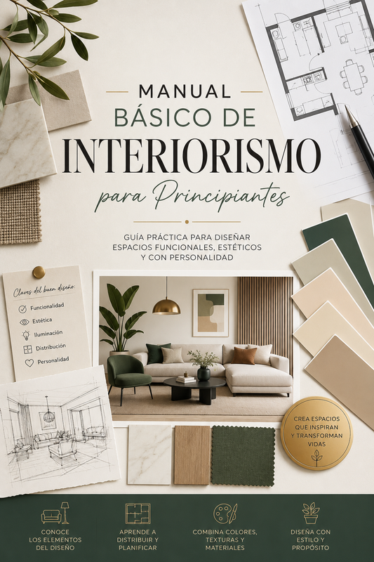 Ebook — “Manual Básico de Interiorismo para Principiantes”